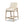 Arizona - Solid Ash Upholstered Counter Stool With Rope Detail - Creme De La Creme White