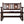 Rustic Outdoor Wood Rocking Bench Double Rocking Chair For 2 Persons With Curved Seat, Porch Rocker - Brown