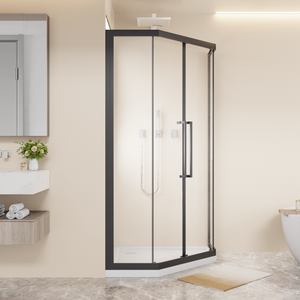 Neo-Angle Sliding Shower Enclosure 36"x72"