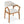 Indoor Upholstered Dining Armchair (Set of 2) - Beige / Teak