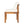 Acacia Wood Outdoor Dining Chair (Set of 2), Teak Finish Wood +