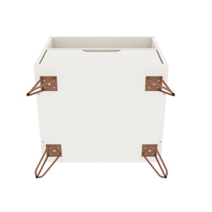 Rockefeller - Nightstand With 1 Drawer - White