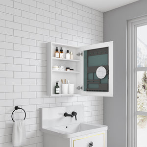 20'' W x 26'' H Frameless Mirror Medicine Cabinet