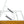 White Iron + Teak Finish Chaise Lounge Frame