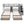 Twin Over Twin & Twin Bunk Bed With Drawers, Staircase Storage, Built In Shelves - Gray