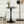 Black Round Dining Table with MDF Top and Matte Iron Base