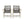 Outdoor Dining Chair Acacia Wood Frame (Set of 2)