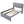 Upholstery Platform Bed With Trundle, Trundle Can Be Flat Or Erected