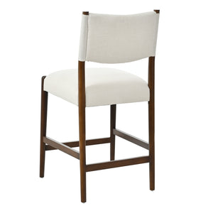 26.4" Solid Wood Counter Height Barstools, Modern Bar Stools Set of 2