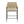 Mid Century Modern Counter Stool Set with Espresso Metal Frame - Khaki