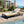 Black Iron & Teak Finish Chaise Lounge Set