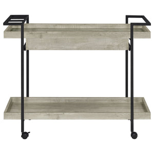 Begonia - 1 Drawer Cart - Driftwood