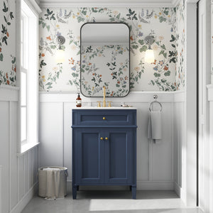 24" Bathroom Vanity with 2 Doors and Tip-Out Drawer
