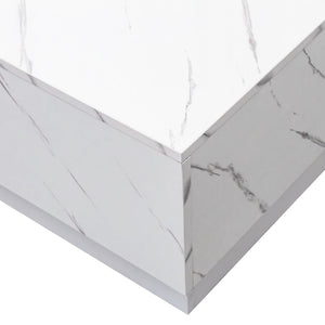Coffee Table with Sliding Tabletop and Hidden Storage