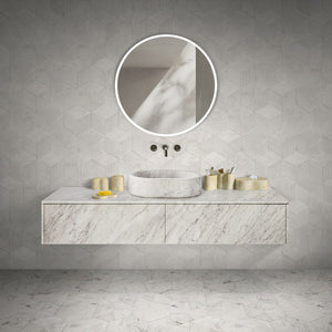 Elegant Natural Marble Bathroom Accessories Set