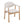 Upholstered Dining Chairs with Curved Back