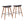 Saddle - Contemporary Counter Stool (Set of 2)