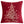 Red Velvet Holiday Pillow with Gold Embroidery