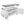 Foldable Outdoor Kitchen Island Patio Cart with Storage