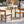 Set of 2 Outdoor Acacia Wood Dining Chairs with Cushions