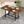 Counter Height Dining Rectangular Kitchen Table For 6 - Brown / Black