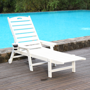 HDPE Chaise Lounge Chair Outdoor
