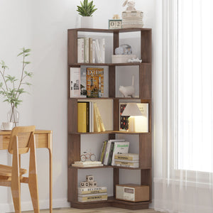 L-Shaped Design Corner Bookshelf