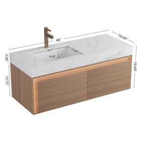 NYAH 48'' Bathroom Vanity & Sink