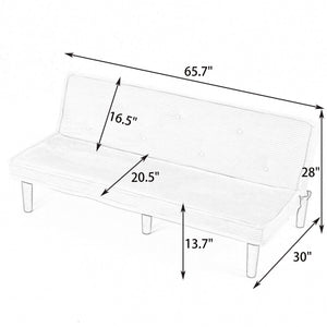 Versatile Sofa Bed With Solid Wood Frame