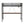 Adam - Twin Loft Bunk Bed With Cinnamon Wood Desk And Closet Rod - Black