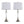 Ashland - Contemporary Crystal Table Lamp (Set of 2) - Clear Crystal / Nickel / White