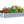6x3x1ft Galvanized Raised Garden Bed