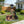Rottweiler Dog Family Planter Statue