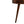 Solid Wood Chestnut Semi Circle Nightstand, 1-Drawer, Nordic Legs