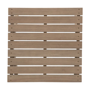 Sedona Outdoor Side Table With Open Slat Design