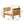 Acacia Wood Loveseat And Coffee Table Set With Cushions