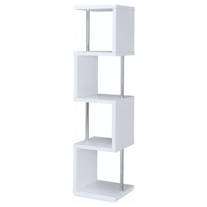 4 Tier Bookcase With Accents