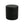 Contemporary Outdoor Lightweight Concrete MGO Side/End Table with Black Marble Finish