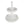 Two Tiered Round Wooden Tray - White