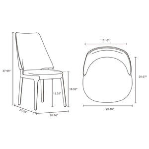 Kara - Dining Chair In (Set of 2)