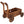 Wooden Wagon Planter Box Mobile Garden Planter With Wheels Handle Drain Hole Wood - Brown