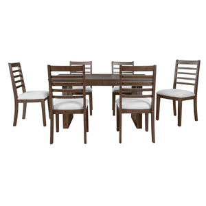 7-Piece Extendable Dining Table Set