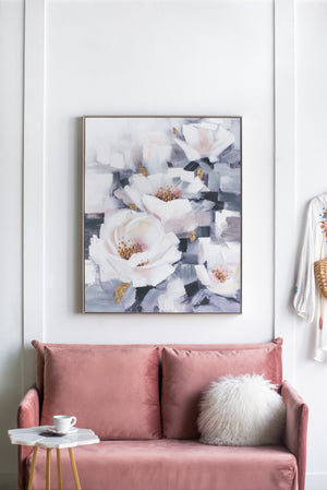 Sarah Framed Floral Wall Art, Large