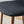 Luxury Simple Chair (Set of 4) Linen Cotton High Resilience Dining Chair With Metal Color Leg - Black / Walnut