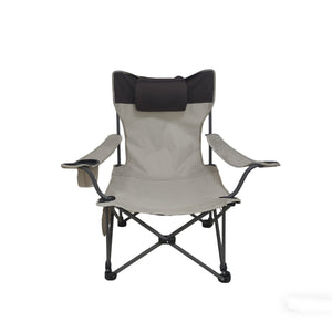 Outdoor Folding Camping Chair with Adjustable Recline