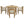 5 Piece Round Patio Table & Cushioned Armrest Chairs, Outdoor Dining Set With Umbrella Hole
