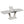 Modern Industrial Style Expandable Dining Table With U Shaped Legs - Antique Gray White