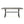 Rolando Outdoor Aluminum Dining Table with Steel Frame