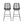 Sawtelle Outdoor Wicker Barstools (Set of 2)