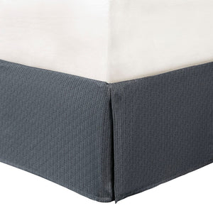 7 Piece Herringbone Comforter Set Grey Queen